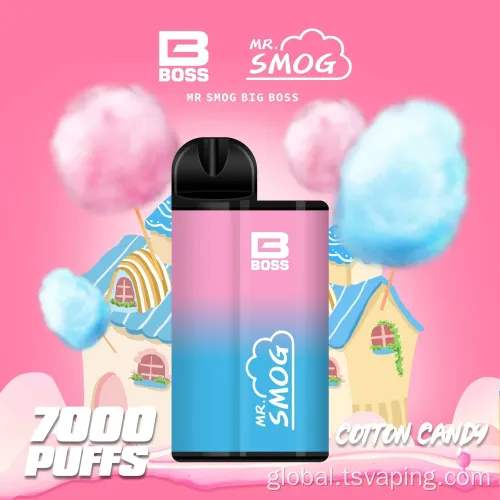 Big Smoke Boss Fruit Juice Big Capacity E-Cigarette 7000 Puffs Manufactory